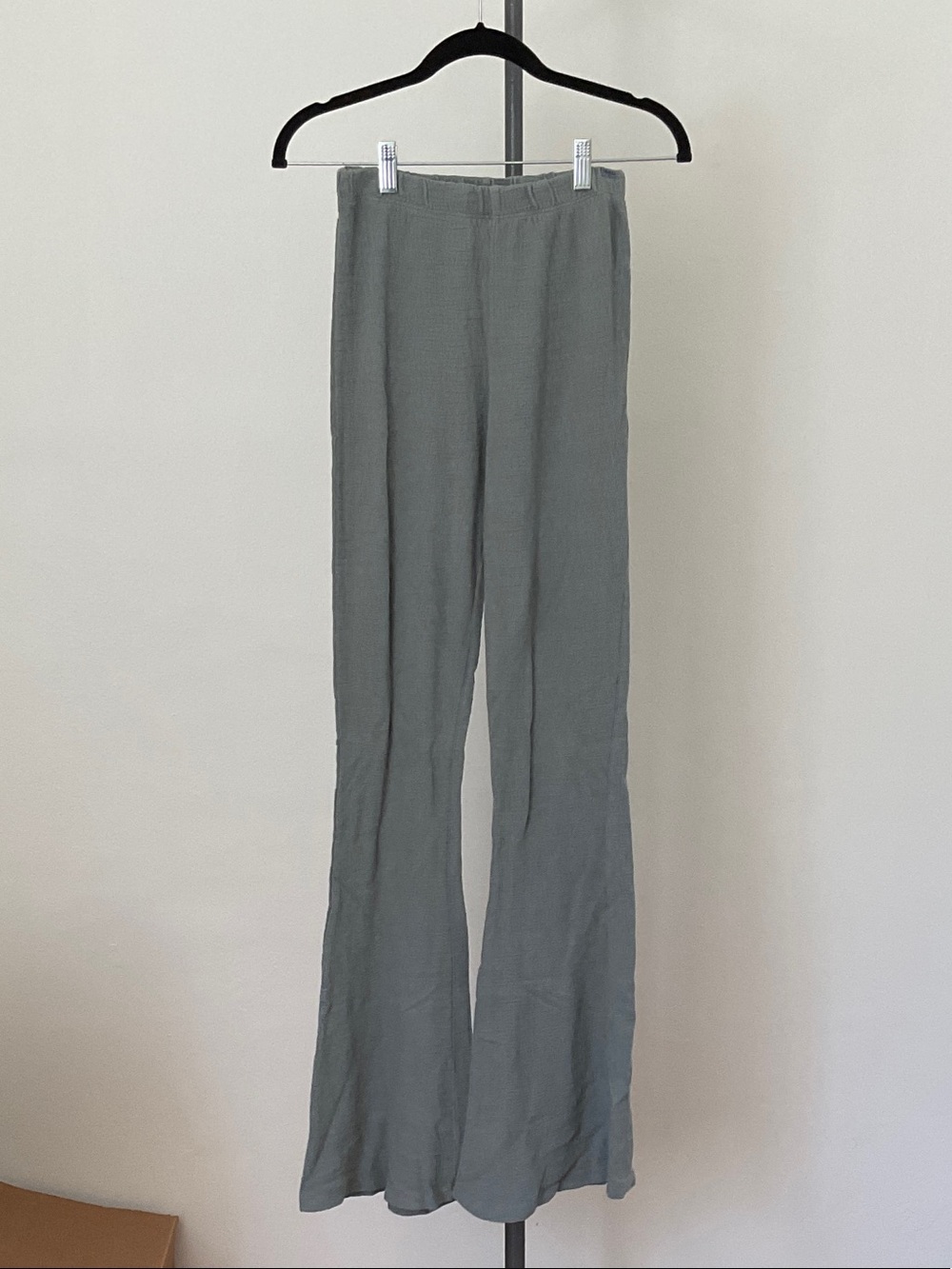 Ghanda Sage Green Flared Pants